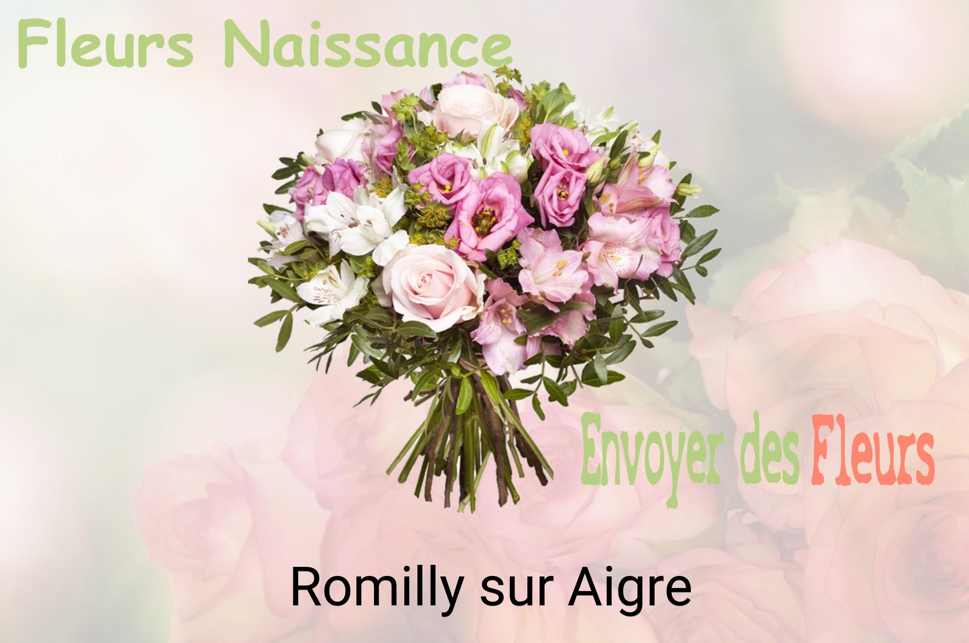 Bouquet de fleurs de naissance livré à Romilly-sur-Aigre