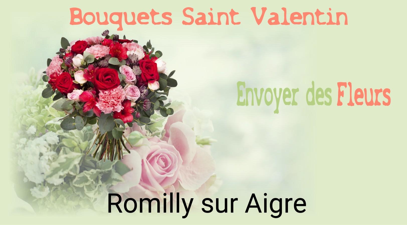 Roses de Saint-Valentin livrées à Romilly-sur-Aigre